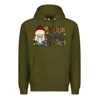 Army Green you serious gnomie Premium Hoodie - CowGirlArtShop