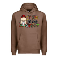 Chestnut you serious gnomie Premium Hoodie - CowGirlArtShop