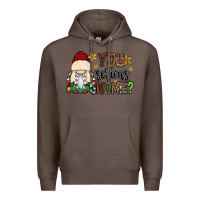 Coffee you serious gnomie Premium Hoodie - CowGirlArtShop