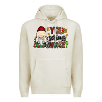 Oatmeal Heather you serious gnomie Premium Hoodie - CowGirlArtShop