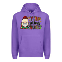 Purple you serious gnomie Premium Hoodie - CowGirlArtShop