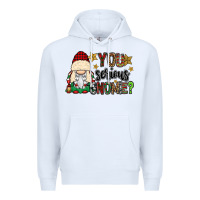 White you serious gnomie Premium Hoodie - CowGirlArtShop