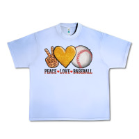 Grape Ice peace love baseball Urban Heavy Tee - AdoDesignShop