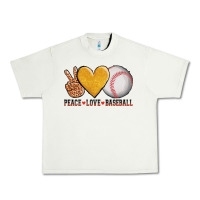 Pistachio peace love baseball Urban Heavy Tee - AdoDesignShop