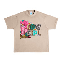 French Oak western cowgirl Urban Heavy Tee - NancyCooperArtShop