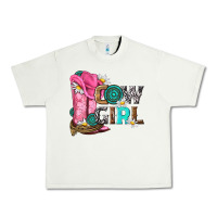 Pistachio western cowgirl Urban Heavy Tee - NancyCooperArtShop