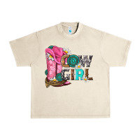 Sandshell western cowgirl Urban Heavy Tee - NancyCooperArtShop
