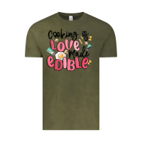 Vintage Olive cooking is love made edible Vintage Tee - MaliasSmallBusiness