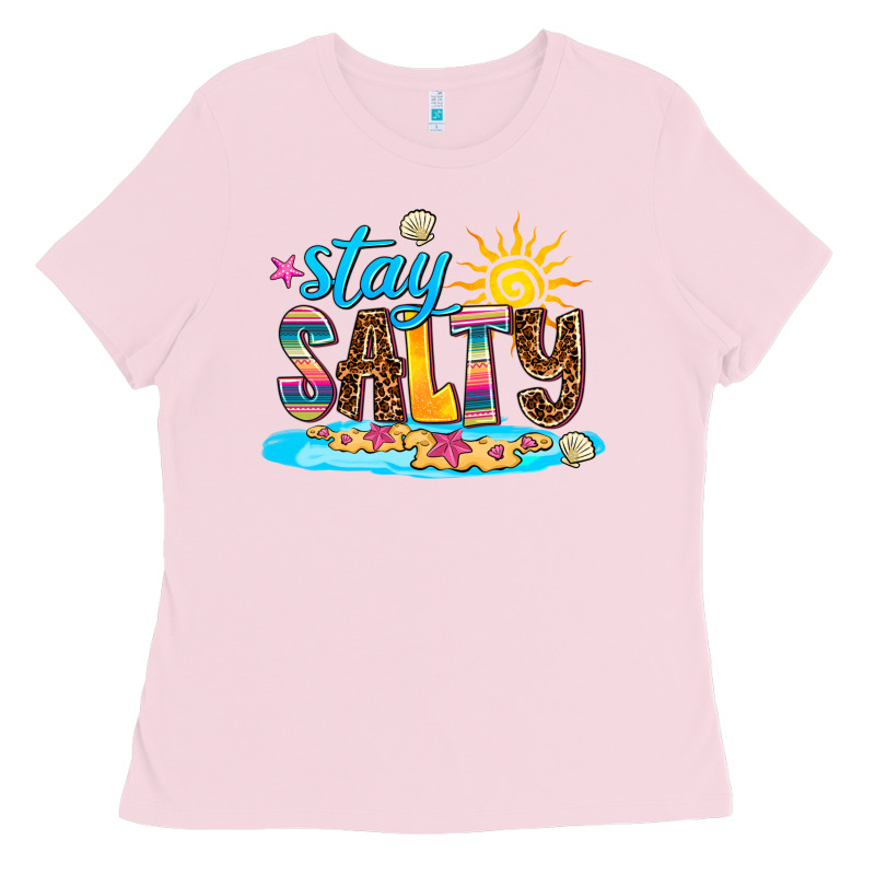 Stay Salty Ladies Tee by AdoDesignShop | Teevron