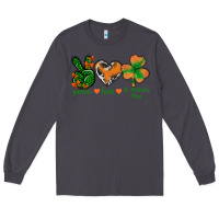 Smoke Peace Love St.Patrick's Day Long Sleeve Tee - BundleAndBundleShop