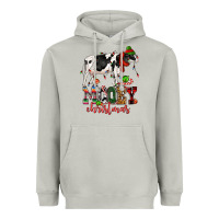 Moon Dust mooey christmas cow Heavyweight Hoodie - CowGirlArtShop