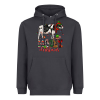Smoke mooey christmas cow Heavyweight Hoodie - CowGirlArtShop