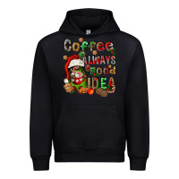 Black coffee is always a good idea Urban Hoodie - FaDigitalArtStudio