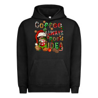 Pigment Black coffee is always a good idea Urban Hoodie - FaDigitalArtStudio