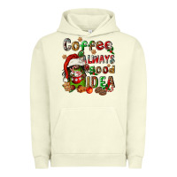 Pigment Pistachio coffee is always a good idea Urban Hoodie - FaDigitalArtStudio