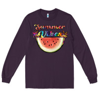 Plum summer vibes Long Sleeve Tee - JahusDesignShop