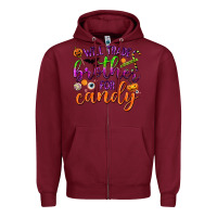 Burgundy Will Trade Brother for Candy Zipper Hoodie - texasbilliewilder