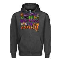 Charcoal Heather Will Trade Brother for Candy Zipper Hoodie - texasbilliewilder