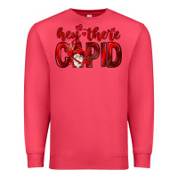 Cardinal Hey there Cupid Valentine's Day Premium Sweatshirt - HowdyJamesFarm