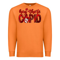 Carrot Hey there Cupid Valentine's Day Premium Sweatshirt - HowdyJamesFarm