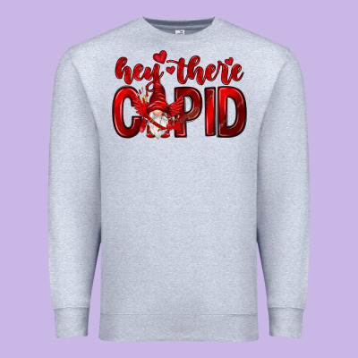 Hey There Cupid Valentine's Day Premium Sweatshirt Designed By Howdyjamesfarm