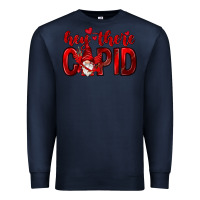 Navy Hey there Cupid Valentine's Day Premium Sweatshirt - HowdyJamesFarm