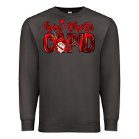 Smoke Hey there Cupid Valentine's Day Premium Sweatshirt - HowdyJamesFarm