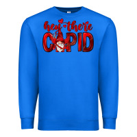 True Royal Hey there Cupid Valentine's Day Premium Sweatshirt - HowdyJamesFarm