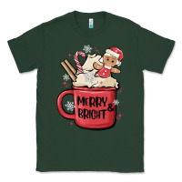 Sports Green merry and bright Classic Tee - MaliasSmallBusiness