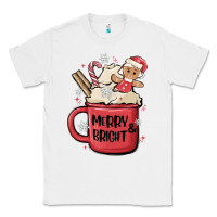 White merry and bright Classic Tee - MaliasSmallBusiness