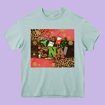 Cna Christmas Heavy Core Tee Designed By Adodesignshop
