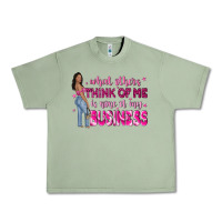 Oil Green what other think of me is none of my business Urban Heavy Tee - NancyCooperArtShop