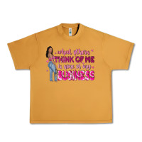 Peanut Butter what other think of me is none of my business Urban Heavy Tee - NancyCooperArtShop