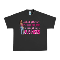 Pigment Black what other think of me is none of my business Urban Heavy Tee - NancyCooperArtShop