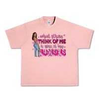 Salmon what other think of me is none of my business Urban Heavy Tee - NancyCooperArtShop