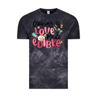 Cloud Black cooking is love made edible Vintage Tee - MaliasSmallBusiness