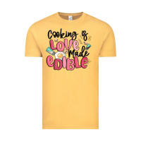 Vintage Mustard cooking is love made edible Vintage Tee - MaliasSmallBusiness