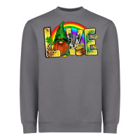 Storm St. Patricks Love With Gnome Heavyweight Sweatshirt - BundleAndBundleShop