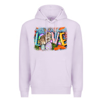 Lilac love easter Premium Hoodie - CowGirlArtShop
