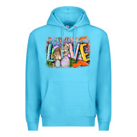 Ocean Blue love easter Premium Hoodie - CowGirlArtShop