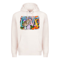 Pale Pink love easter Premium Hoodie - CowGirlArtShop