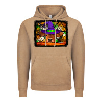 Vintage Coffee halloween heifer Vintage Hoodie - Jasminsmagicworld