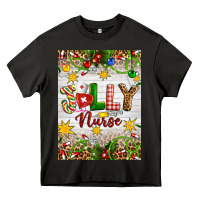 Asphalt Christmas Jolly Nurse Heavy Core Tee - Artiststas