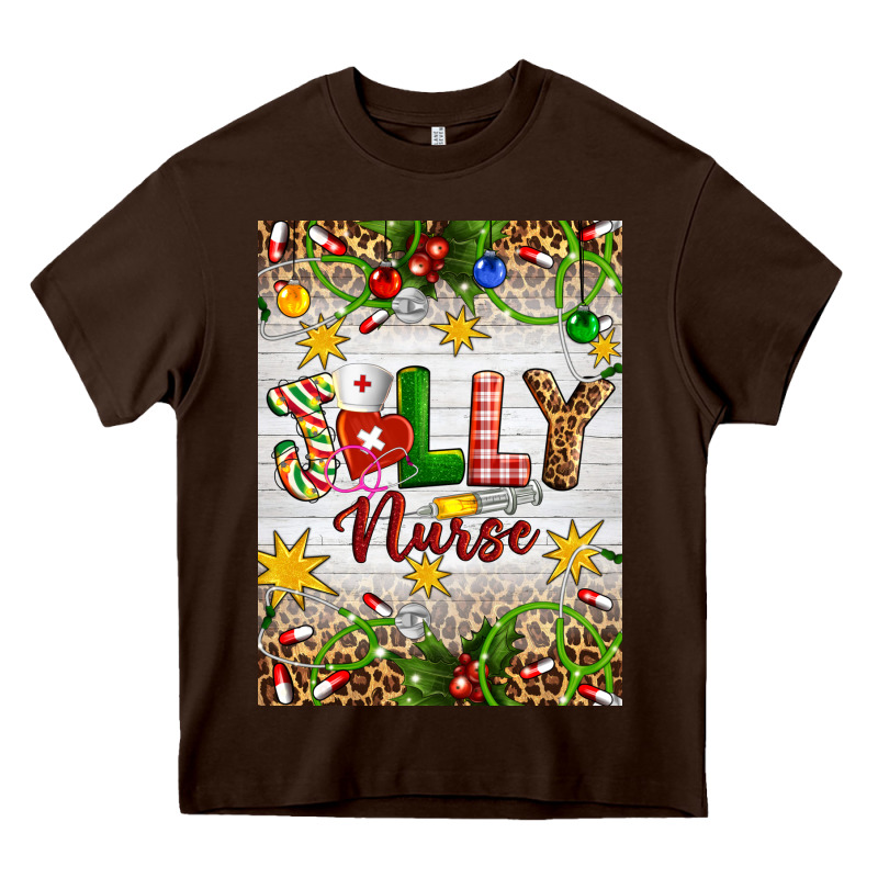 Christmas Jolly Nurse Heavy Core Tee by Artiststas | Teevron
