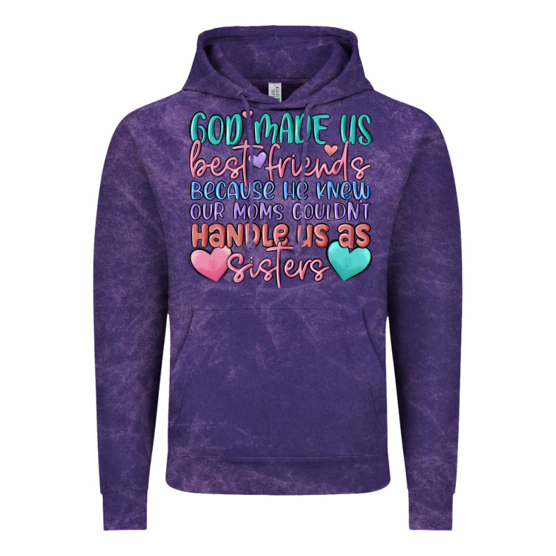 God Made Us Best Friend Vintage Hoodie by MaliasSmallBusiness | Teevron