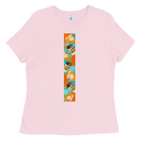 Bubblegum Pink pumpkin caffee Ladies Tee - BundleAndBundleShop