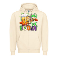 Sandshell Lets Get Boozy Zipper Hoodie - texasbilliewilder