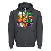 Smoke Lets Get Boozy Zipper Hoodie - texasbilliewilder