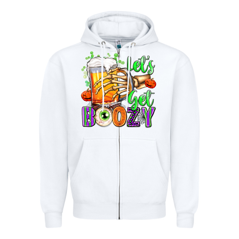 Lets Get Boozy Zipper Hoodie by texasbilliewilder | Teevron