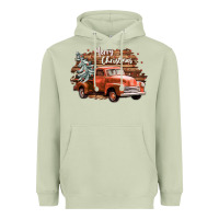 Matcha merry christmas truck Heavyweight Hoodie - CowGirlArtShop